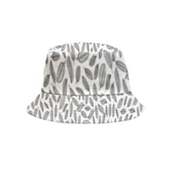 Leaves-011 Bucket Hat (kids) by nateshop