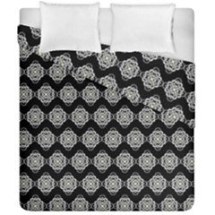 Abstract Knot Geometric Tile Pattern Duvet Cover Double Side (california King Size) by GardenOfOphir