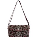 Pink Brown Liquify Repeats Iii Removable Strap Clutch Bag View1