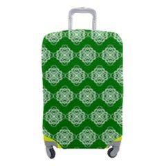 Abstract Knot Geometric Tile Pattern Luggage Cover (small) by GardenOfOphir