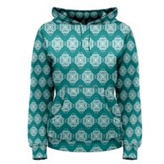 Abstract Knot Geometric Tile Pattern Women s Pullover Hoodie by GardenOfOphir