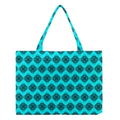 Abstract Knot Geometric Tile Pattern Medium Tote Bag by GardenOfOphir