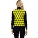 Abstract Knot Geometric Tile Pattern Women s Short Button Up Puffer Vest View2