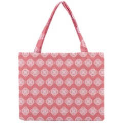 Abstract Knot Geometric Tile Pattern Mini Tote Bag by GardenOfOphir