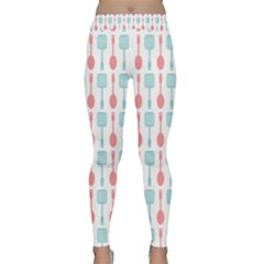 Spatula Spoon Pattern Classic Yoga Leggings by GardenOfOphir