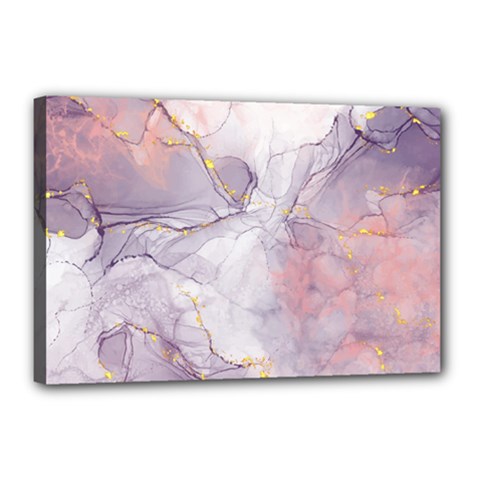 Liquid Marble Canvas 18  X 12  (stretched) by BlackRoseStore