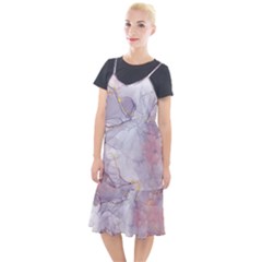 Liquid Marble Camis Fishtail Dress by BlackRoseStore