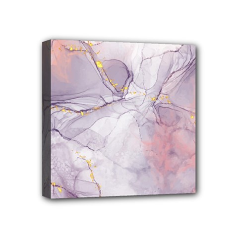 Liquid Marble Mini Canvas 4  X 4  (stretched) by BlackRoseStore