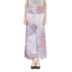 Liquid Marble Full Length Maxi Skirt by BlackRoseStore