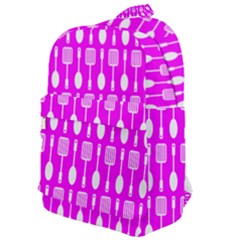 Purple Spatula Spoon Pattern Classic Backpack