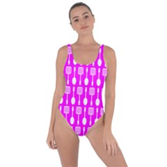 Purple Spatula Spoon Pattern Bring Sexy Back Swimsuit