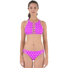 Purple Spatula Spoon Pattern Perfectly Cut Out Bikini Set