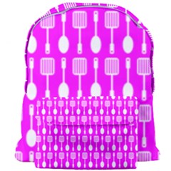 Purple Spatula Spoon Pattern Giant Full Print Backpack