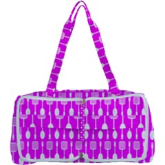 Purple Spatula Spoon Pattern Multi Function Bag
