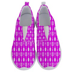 Purple Spatula Spoon Pattern No Lace Lightweight Shoes