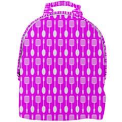 Purple Spatula Spoon Pattern Mini Full Print Backpack