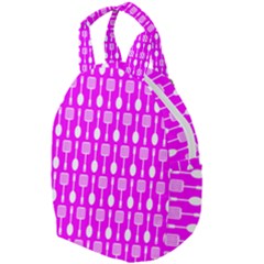 Purple Spatula Spoon Pattern Travel Backpacks