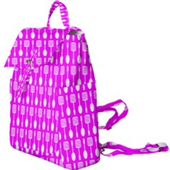 Purple Spatula Spoon Pattern Buckle Everyday Backpack