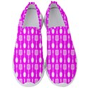 Purple Spatula Spoon Pattern Men s Slip On Sneakers View1