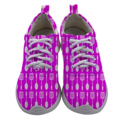 Purple Spatula Spoon Pattern Women Athletic Shoes