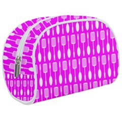 Purple Spatula Spoon Pattern Make Up Case (medium)