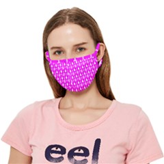 Purple Spatula Spoon Pattern Crease Cloth Face Mask (Adult)