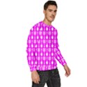 Purple Spatula Spoon Pattern Men s Fleece Sweatshirt View3