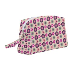 Cute Floral Pattern Wristlet Pouch Bag (medium) by GardenOfOphir