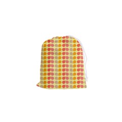 Colorful Leaf Pattern Drawstring Pouch (XS)