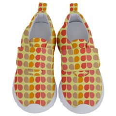 Colorful Leaf Pattern Kids  Velcro No Lace Shoes