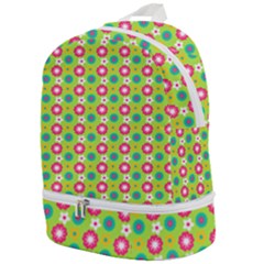 Cute Floral Pattern Zip Bottom Backpack by GardenOfOphir