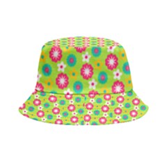 Cute Floral Pattern Inside Out Bucket Hat by GardenOfOphir