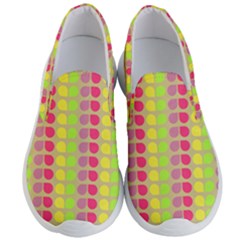 Colorful Leaf Pattern Men s Lightweight Slip Ons by GardenOfOphir