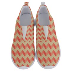 Modern Retro Chevron Patchwork Pattern No Lace Lightweight Shoes by GardenOfOphir