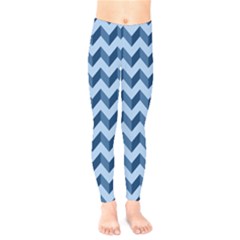 Modern Retro Chevron Patchwork Pattern Kids  Leggings