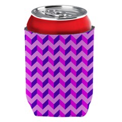 Modern Retro Chevron Patchwork Pattern Can Holder