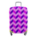 Modern Retro Chevron Patchwork Pattern Luggage Cover (Small) View1