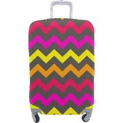 Chevron Pattern Gifts Luggage Cover (large)