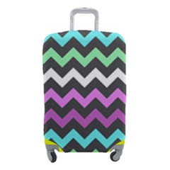 Chevron Pattern Gifts Luggage Cover (small) by GardenOfOphir