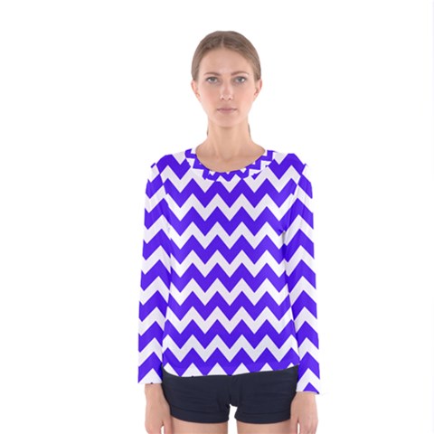 Chevron Pattern Gifts Women s Long Sleeve Tee by GardenOfOphir