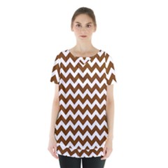 Chevron Pattern Gifts Skirt Hem Sports Top