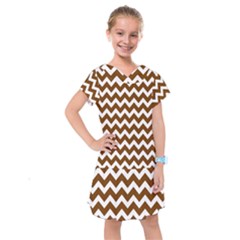 Chevron Pattern Gifts Kids  Drop Waist Dress