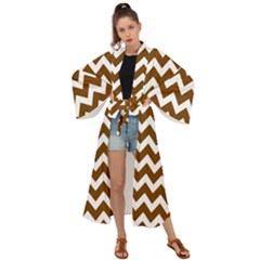 Chevron Pattern Gifts Maxi Kimono