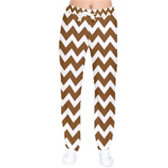 Chevron Pattern Gifts Women Velvet Drawstring Pants