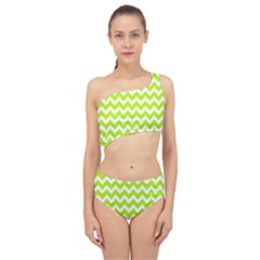 Chevron Pattern Gifts Spliced Up Two Piece Swimsuit