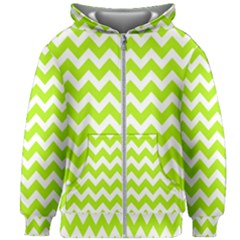 Chevron Pattern Gifts Kids  Zipper Hoodie Without Drawstring by GardenOfOphir