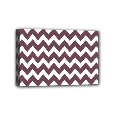 Chevron Pattern Gifts Mini Canvas 6  X 4  (stretched) by GardenOfOphir