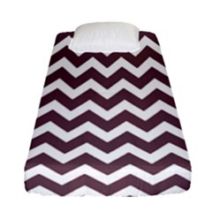 Chevron Pattern Gifts Fitted Sheet (single Size) by GardenOfOphir