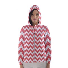 Chevron Pattern Gifts Women s Hooded Windbreaker by GardenOfOphir