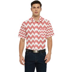 Chevron Pattern Gifts Men s Short Sleeve Pocket Shirt  by GardenOfOphir